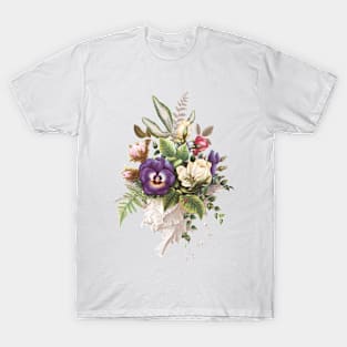 Flowers painting, Bouquet no. 86 (1879) T-Shirt